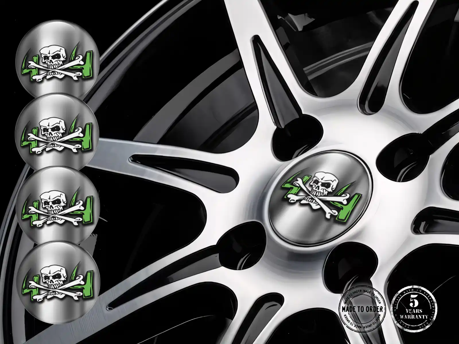 Gewölbtes Plaketten Logo Racing Sport Tuning